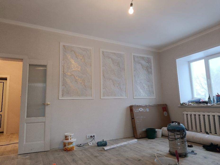 Поклейка   обоев