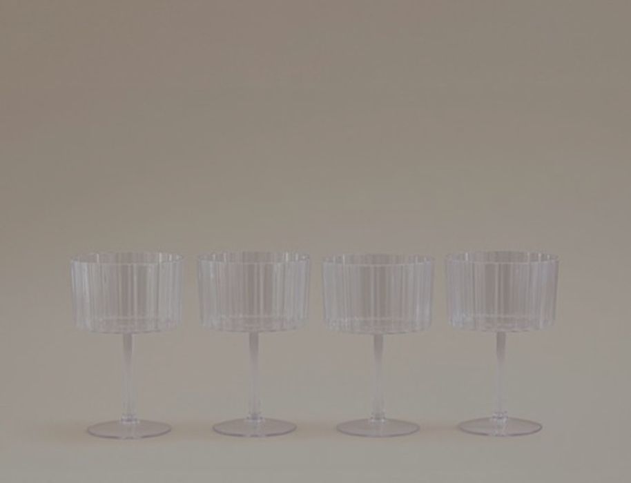 Два къмпинг/кемпер сета чаши - за маргарита и за шампанско, пластмасов