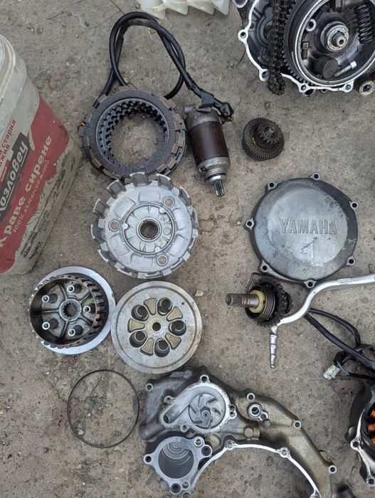 Yamaha WR 250 на части