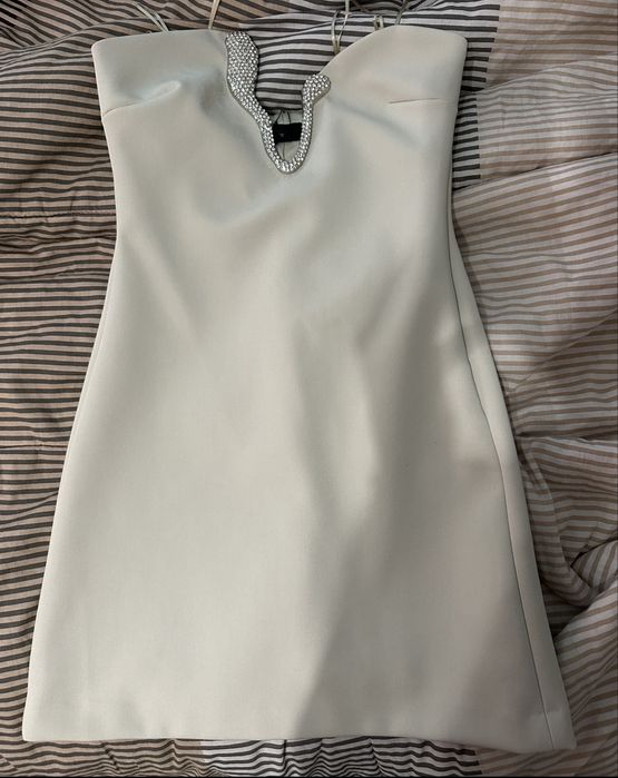 Рокли Zara цвят Каки и розова