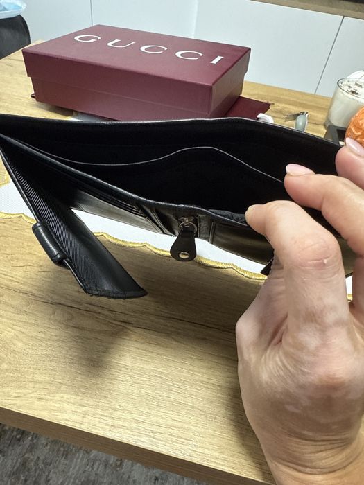 Samaonite - Мъжки портфейл с отделение за карти и монети черен цвят