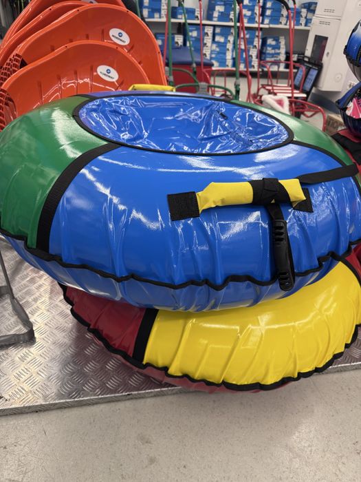 Ватрушка санки красная