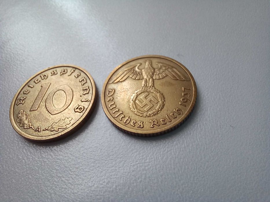 Colectie 78 monede si bancnote germania nazista