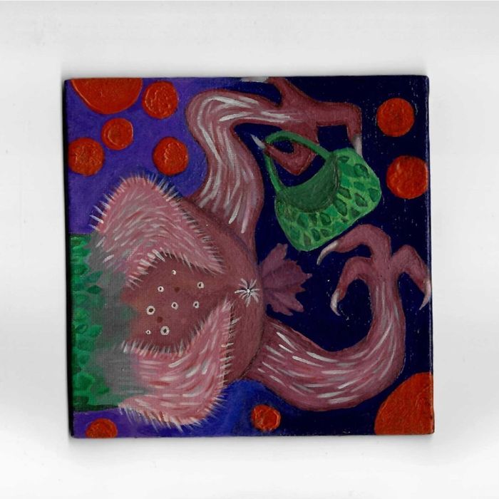 Картины  "Рыба-Курица-Корова" 15×15см