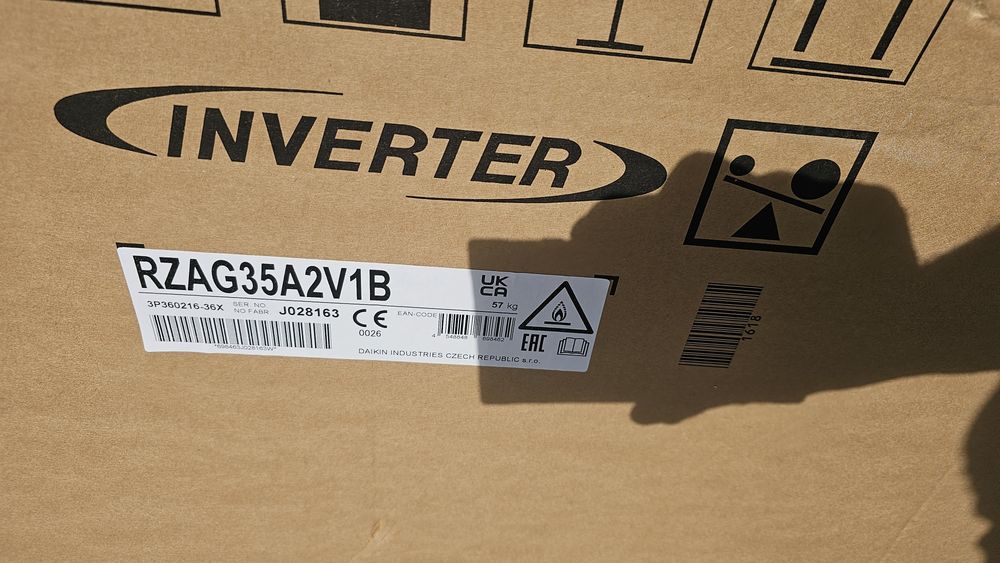 Канален климатик 12ка Daikin FBA35 RZAG35 12ка професионален