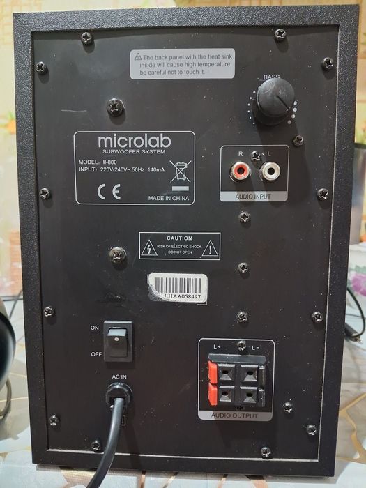 Сабвуфер microlab m-800