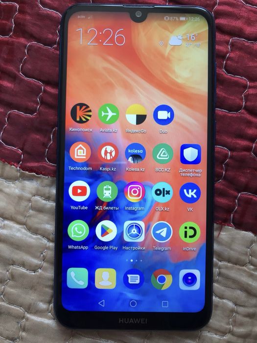 Huawei Y7 32gb не вскрывался ни разу