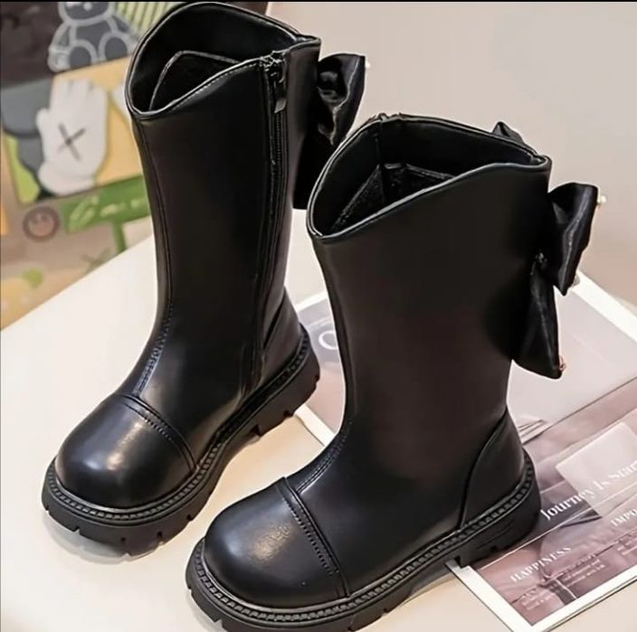 Cizme elegante fetiță 19 cm interior