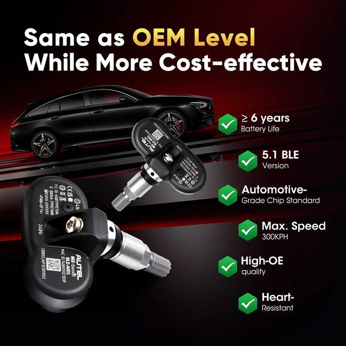 TPMS Сензор за Tesla 3, Y, S, X, Autel BLE-A001 – Готов за употреба
