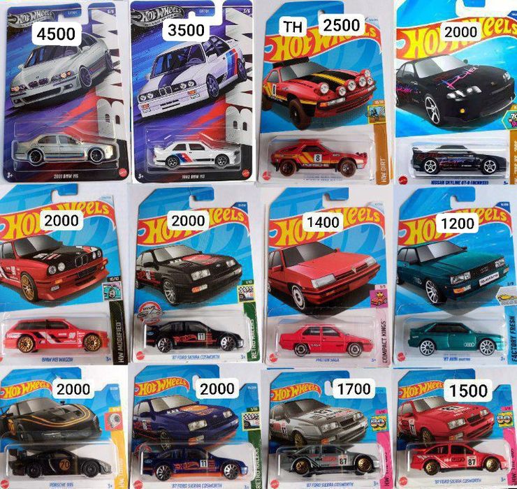 Машинки Модели Hot wheels