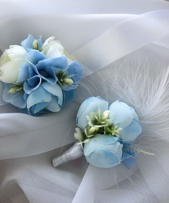 Бутоньерки для свадьбы / для жениха