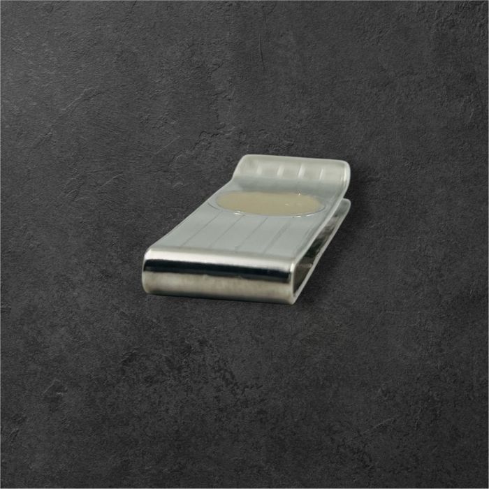 Щипка за пари със сребри и злато 18к