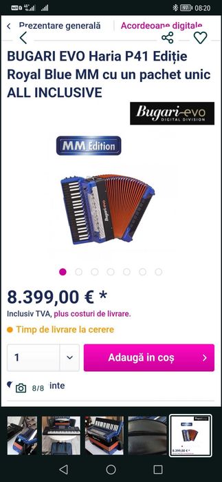 Acordeon Bugari Evo