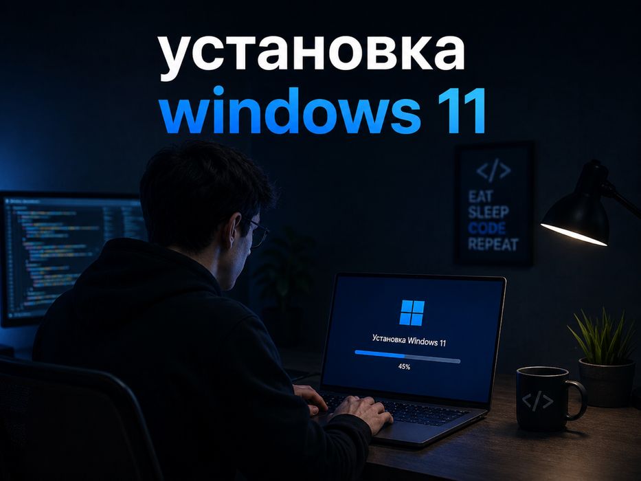 Установка офицальной windows 11 за 15тысяч