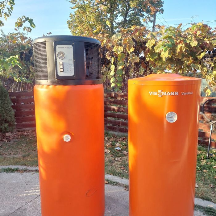 Boiler viessmann inox și pompa de caldura