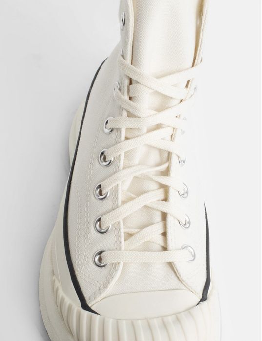 Кеды Converse, белые на платформе