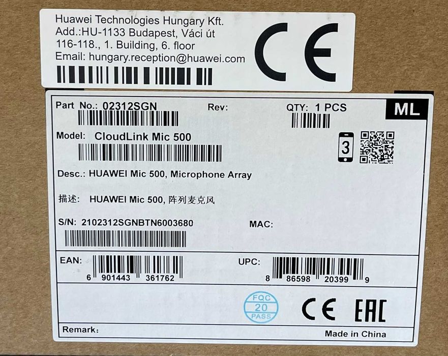 Безжичен(конферентен) микрофон Huawei Mic 500 Нов!!!