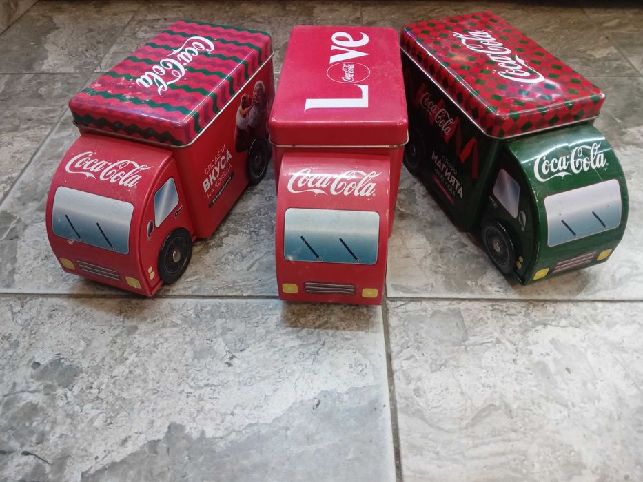 Камиончета Koka kola 7 бр.метални