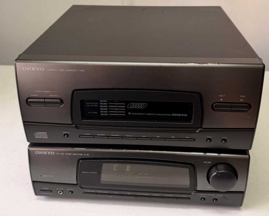 Amplificator Onkyo Premium R-30 Tuner Amplifier & C-M70 CD Changer – Pachet Rar