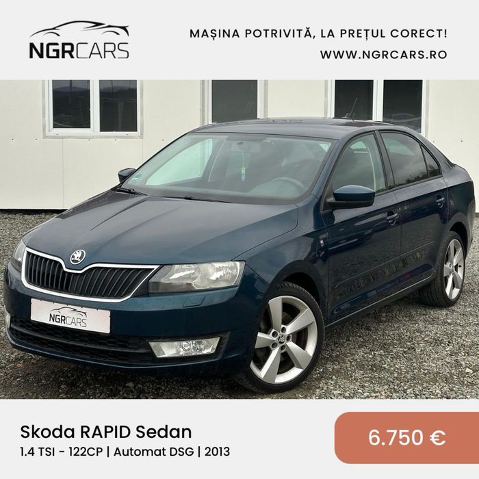 Skoda Rapid 1.4 TSI 2013 DSG Sedan | RATE / NUMERE / TRANSPORT