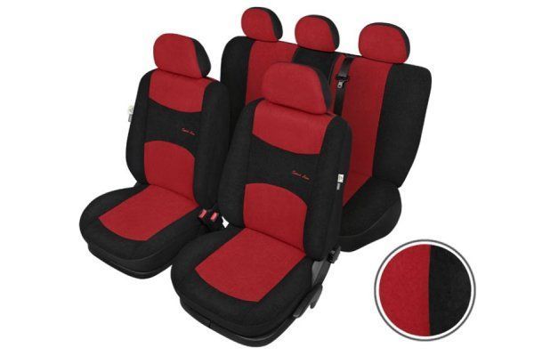 Huse scaune auto Sport Line Super Marime L,  AirBag Rosu