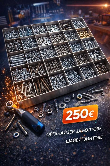 Органайзер Метален Неръждаема Стомана -250 €