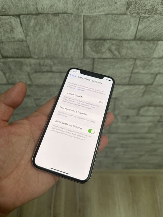 iPhone X 64 GB White Impecabil