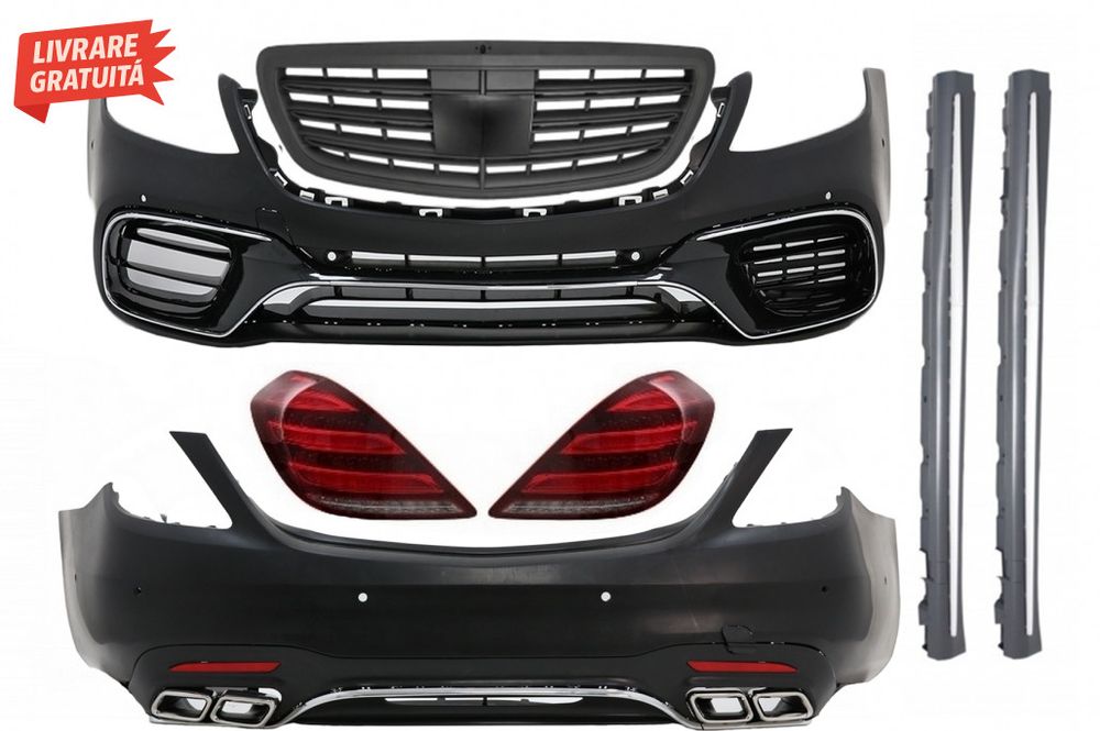 Pachet Exterior Complet Mercedes S-Class W222 (2013-2017) Facelift S63