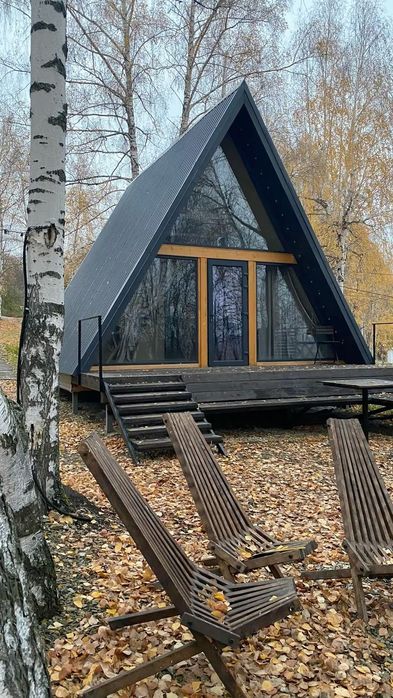 Vand casute tip A 7 x 7m din lemn