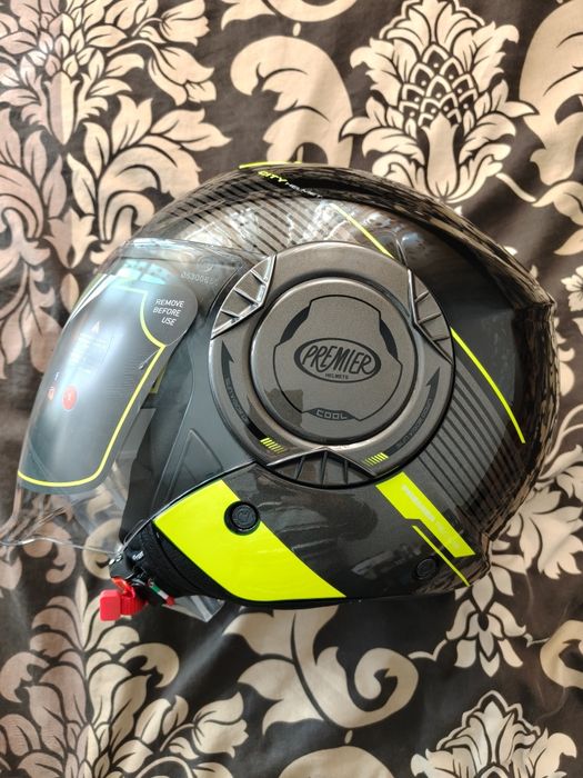 Каска за мотор, скутер Premier Cool с очила