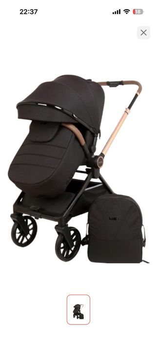 Коляска прогулочная Kidilo черный