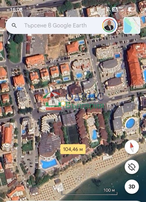 Апартамент с 2 спални с изглед към морето, комплекс "Си Вю", 78 кв. Свети Влас, България, цена 115 000 евро