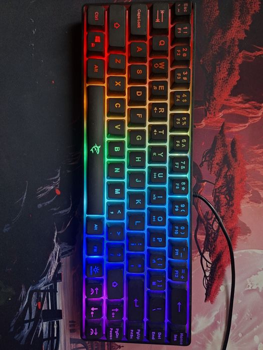 Tastatura si mouse de gaming "White Shark"