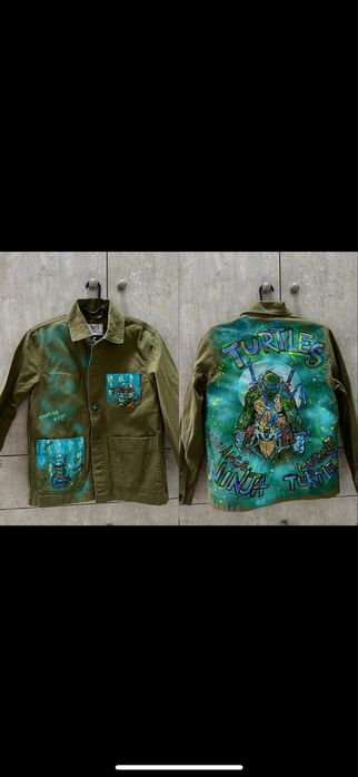 Продам джинсовые куртки джинсовки роспись на одежде