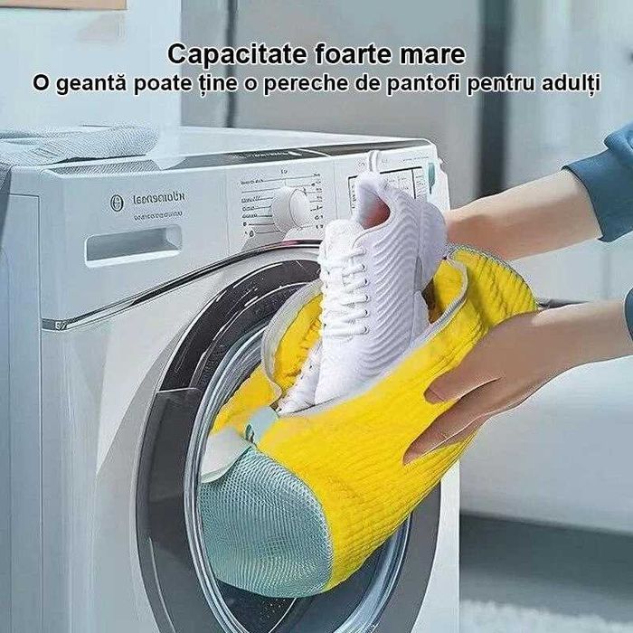 Sac pentru spalat pantofi/ghete in masina de spalat, protectie adidasi