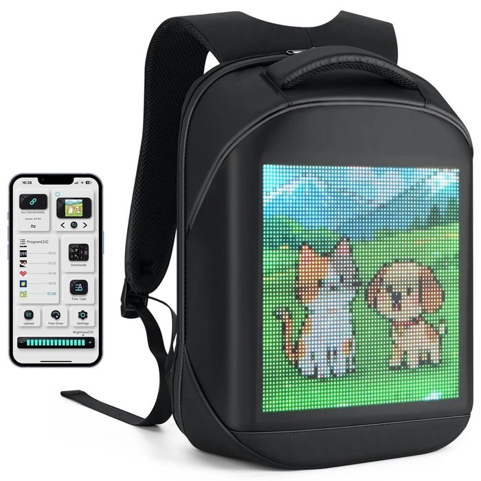 Rucsac cu led sigilat