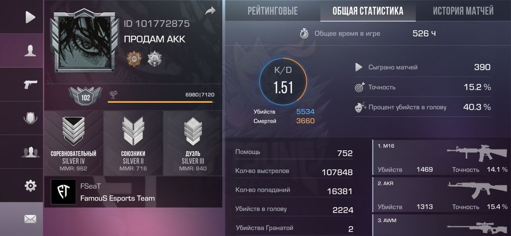 Аккаунт Stanfoff2