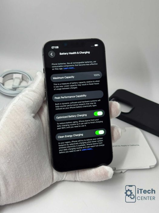 iPhone 13 Pro, 128GB, Graphite, 100% батерия, КАТО НОВ, ГАРАНЦИЯ!