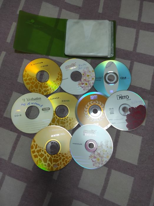 CD диски 9шт сборник ретро в футляре