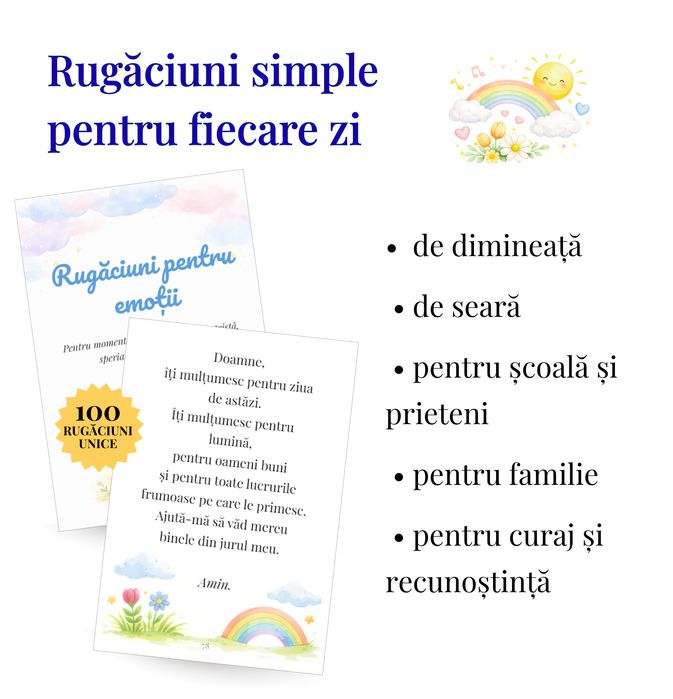 Prima Mea Carte de Rugăciuni pentru Copii – 100 Rugăciuni Simple A5