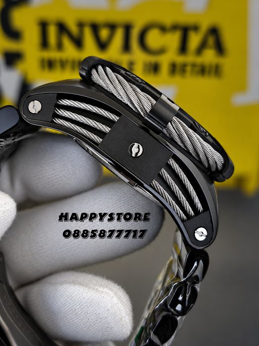 INVICTA Thunderbolt Punisher black 53 mm, Инвикта нов мъжки часовник