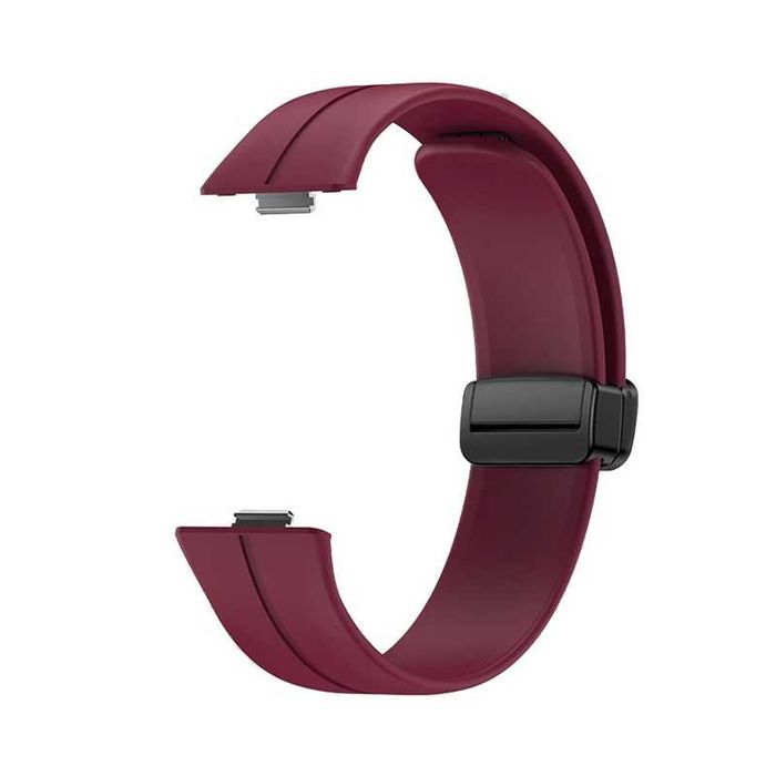 Каишка Silicone Magnet Black Buckle за Huawei Fit 3, Fit 4, Fit 4 Pro