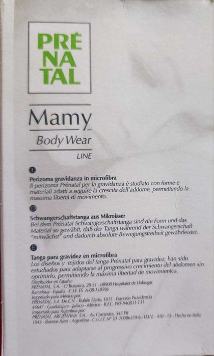 Chilot tanga Prenatal Gravide