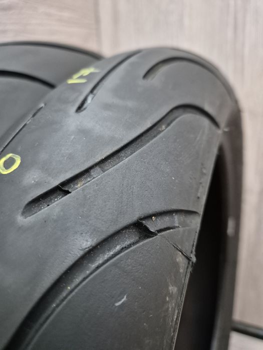 Set anvelope moto 120 70 17 cu 160 60 17 Michelin Pilot power dot 2023