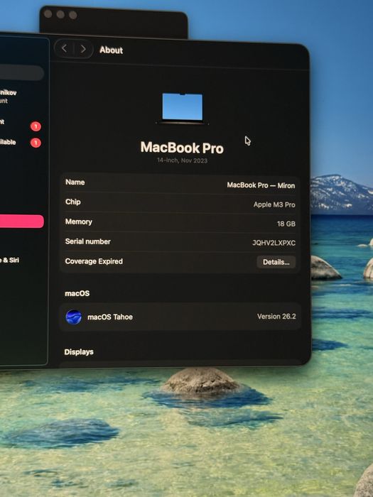 Apple MacBook 14 pro, M3 Pro, 18/512 SSD