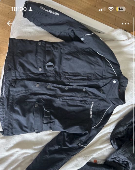 Costum moto Hein Gericke 2 piese, textil, cu captuseala termica