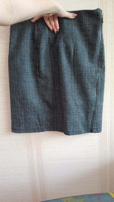 Юбка-карандаш в клетку