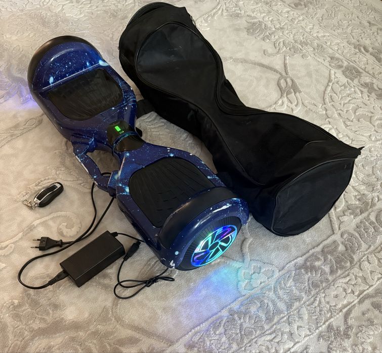 Hoverboard Smart Balance Galaxy Blue (Pachet Complet cu Geantă)