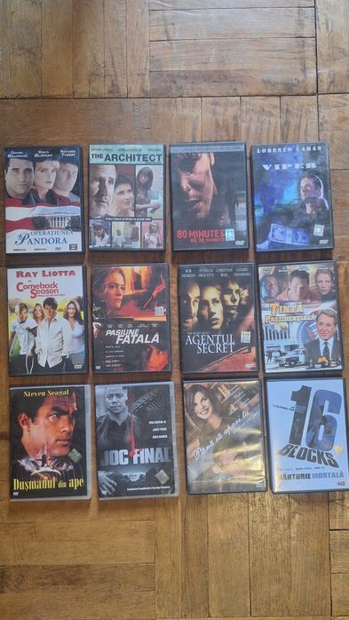 Colecție de filme vechi pe DVD ...