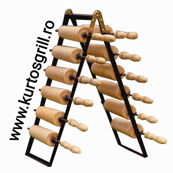 Aparat kurtos kalacs pe carbuni cu 3,4,5,6,7 sau cu 10 axe nou